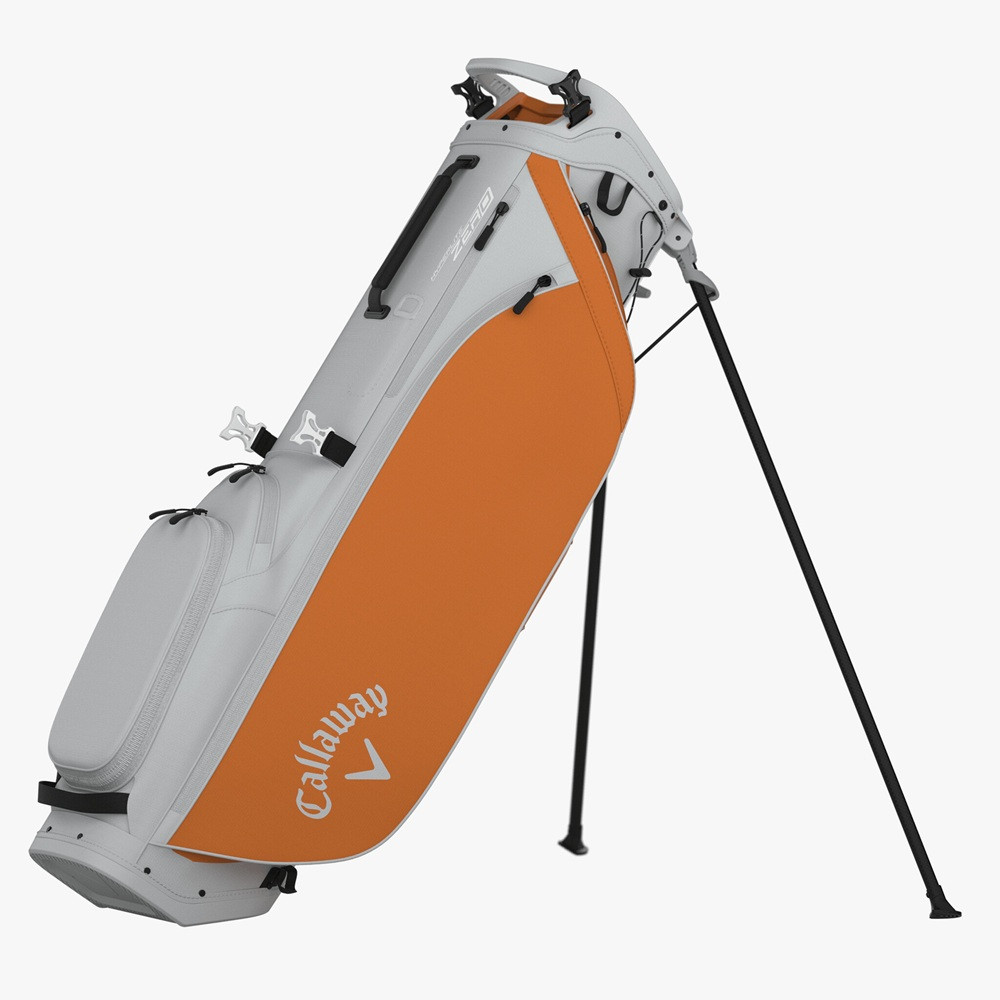 Callaway スタンドバッグ ホワイト/グレー/オレンジ Callaway Golf 2025 Hyper-Lite Zero Stand Bag - Maple Hill Golf